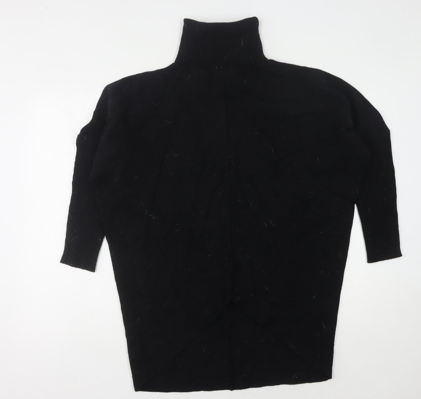 Blue Vanilla Women's Black Roll Neck Pullover Jumper