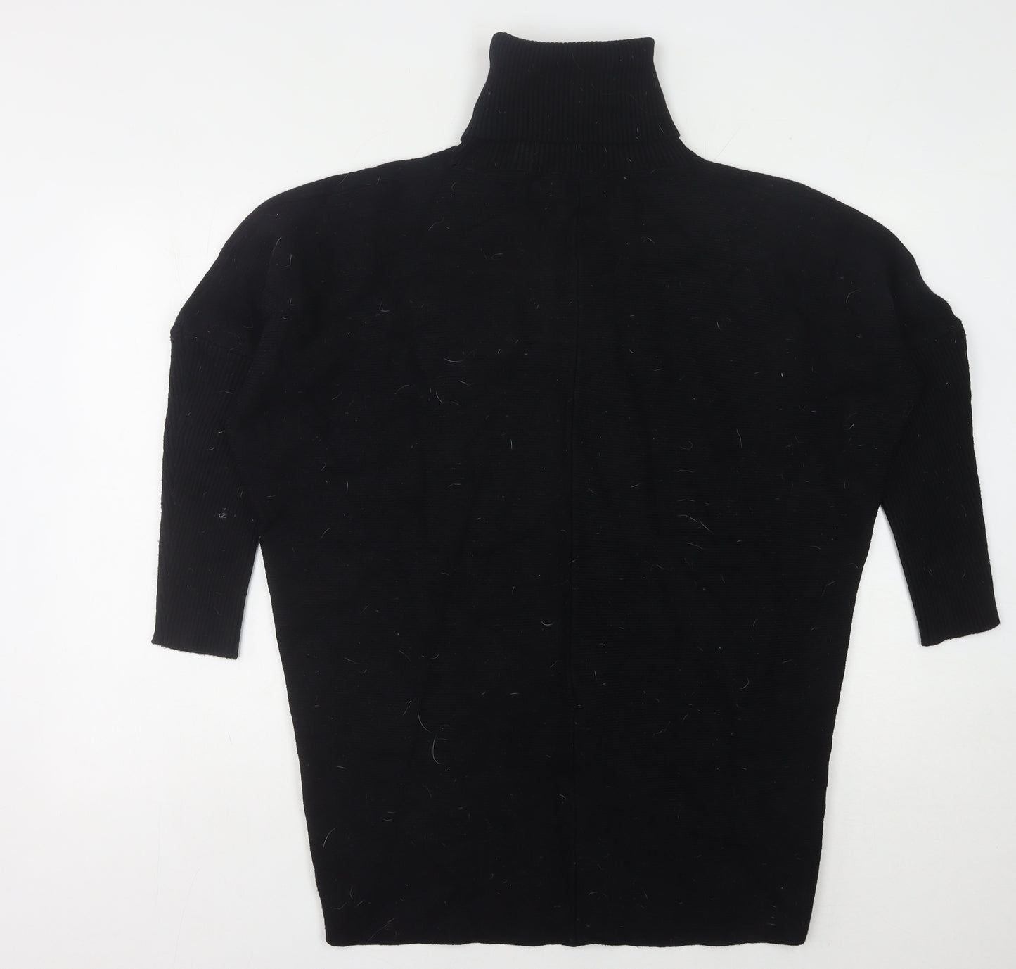 Blue Vanilla Women's Black Roll Neck Pullover Jumper