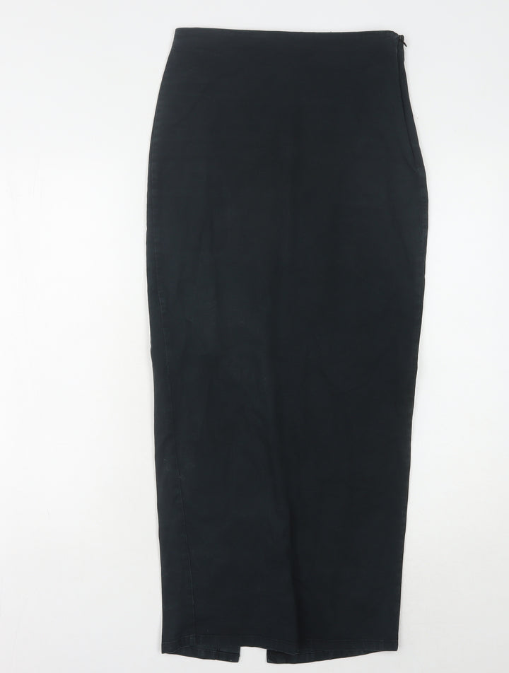 NA-KD Women's Black Midi Pencil Skirt Size 8