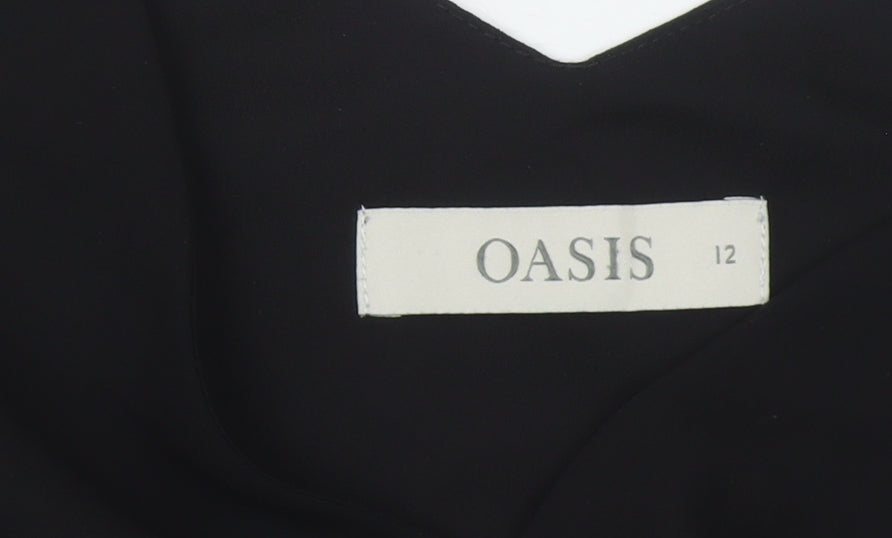 Oasis Women's Black Camisole Top, Size 12