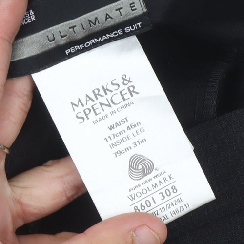 Marks and Spencer Men’s Black Dress Pants Size 46