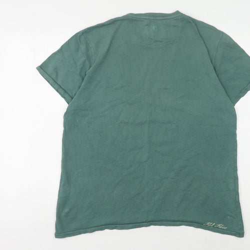 Fat Face Men's Green Outdoor T-Shirt - Medium