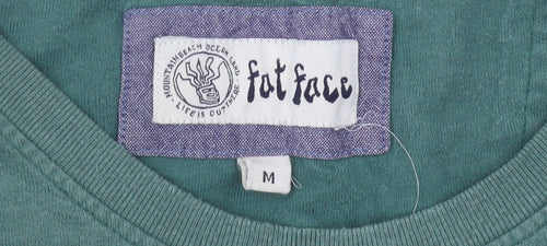 Fat Face Men's Green Outdoor T-Shirt - Medium
