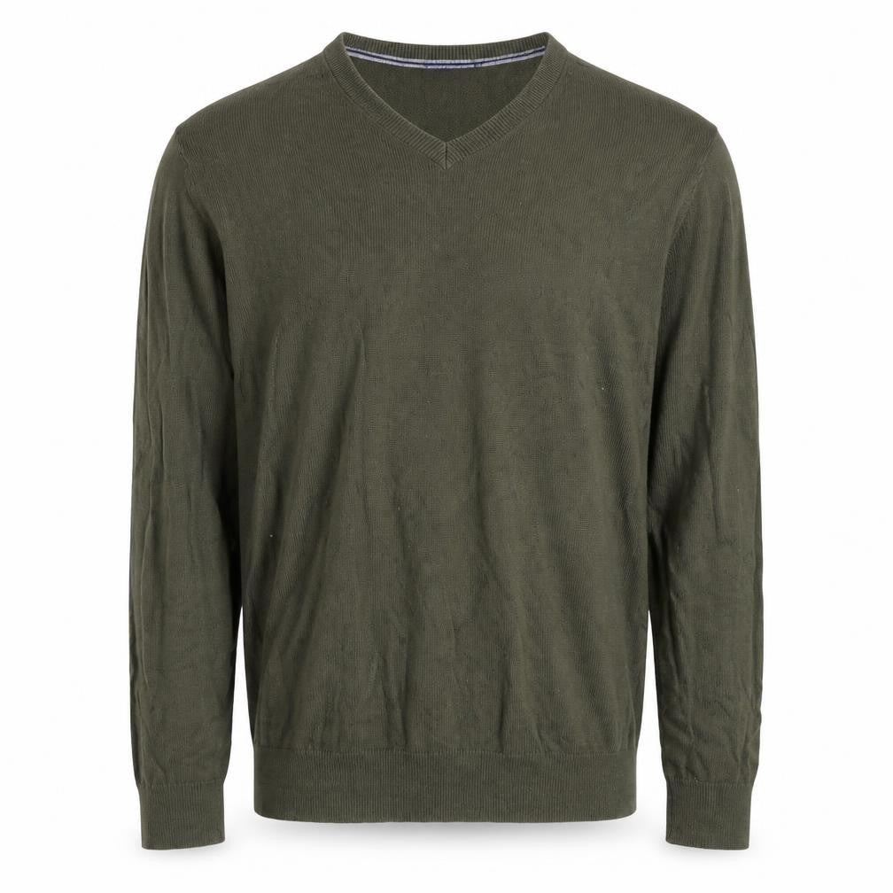 Gap Men's Green V-Neck Pullover Jumper M