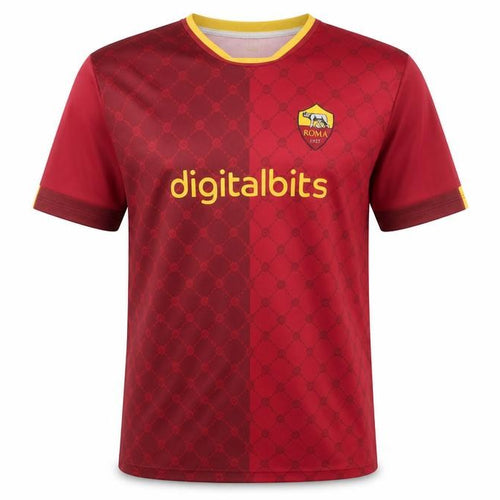 AS Roma Men's Red Football Jersey S Athletic Fit