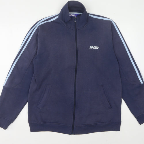 HI-TEC Men's Blue Full Zip Sweatshirt S