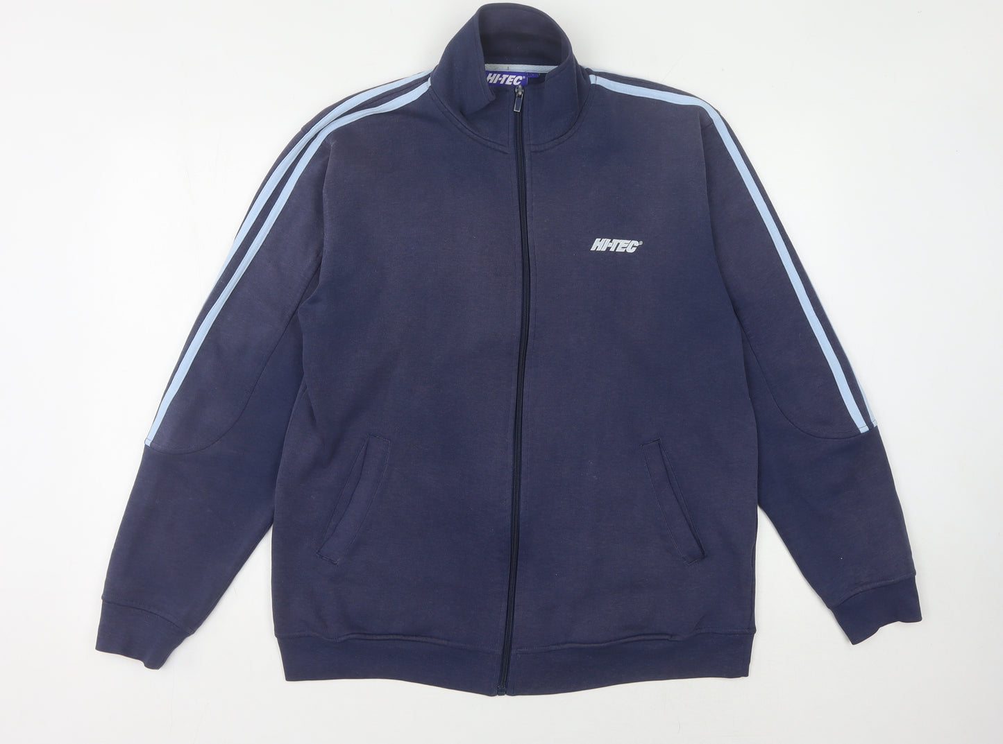 HI-TEC Men's Blue Full Zip Sweatshirt S
