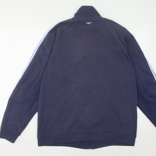 HI-TEC Men's Blue Full Zip Sweatshirt S