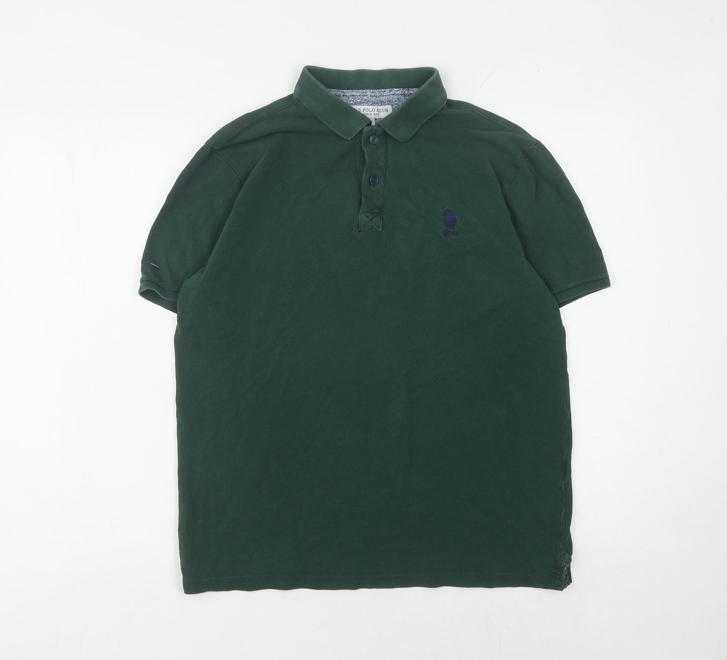 U.S. Polo Assn. Men's Green Polo Shirt L