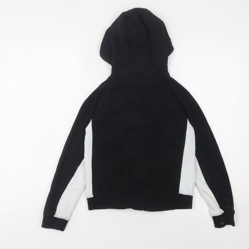 Everlast Boys Black Full Zip Hoodie 9-10 Years Casual Sportswear
