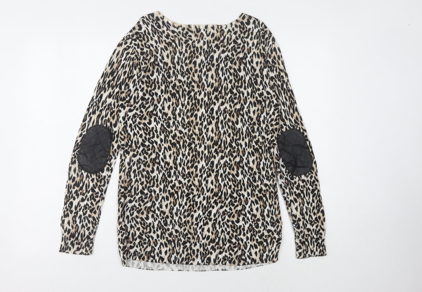 White House Black Market Women's Animal Print Pullover Jumper S