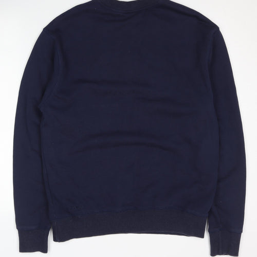 MIKKY KI. Men's Blue Pullover Sweatshirt L