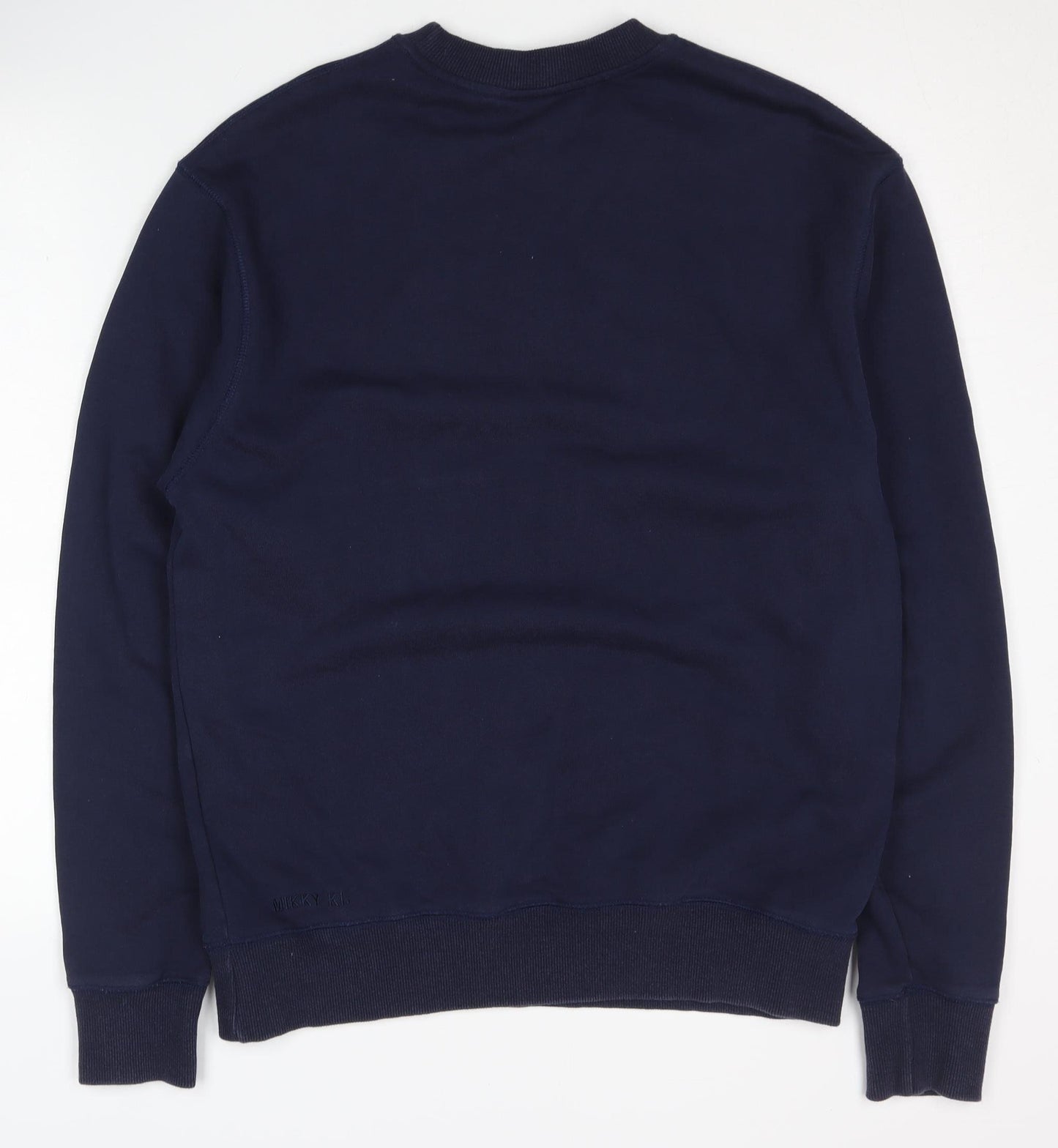 MIKKY KI. Men's Blue Pullover Sweatshirt L