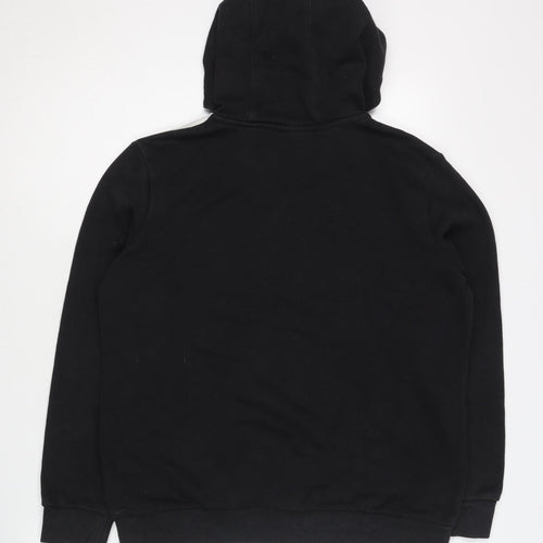 Adidas Boys Black Graphic Pullover Hoodie 13-14 Years