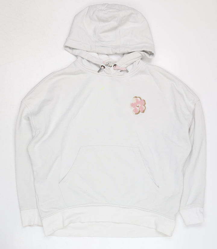 Ted Baker Women’s White XS Logo Hoodie
