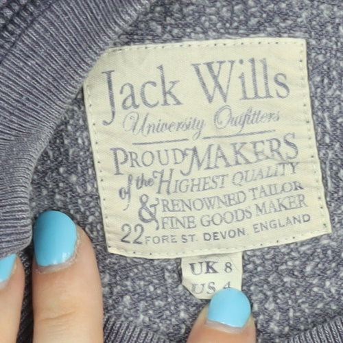 Jack Wills Women's Purple Pullover Sweatshirt Size M