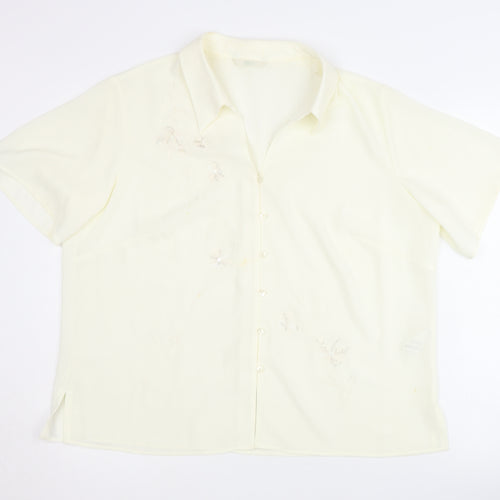 Marks and Spencer Ivory Blouse UK 18 Women