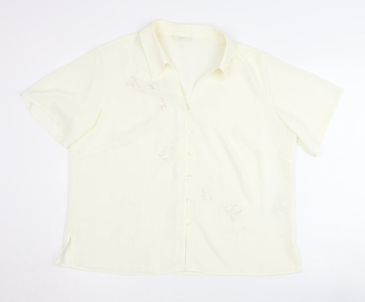 Marks and Spencer Ivory Blouse UK 18 Women