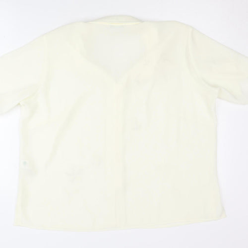 Marks and Spencer Ivory Blouse UK 18 Women