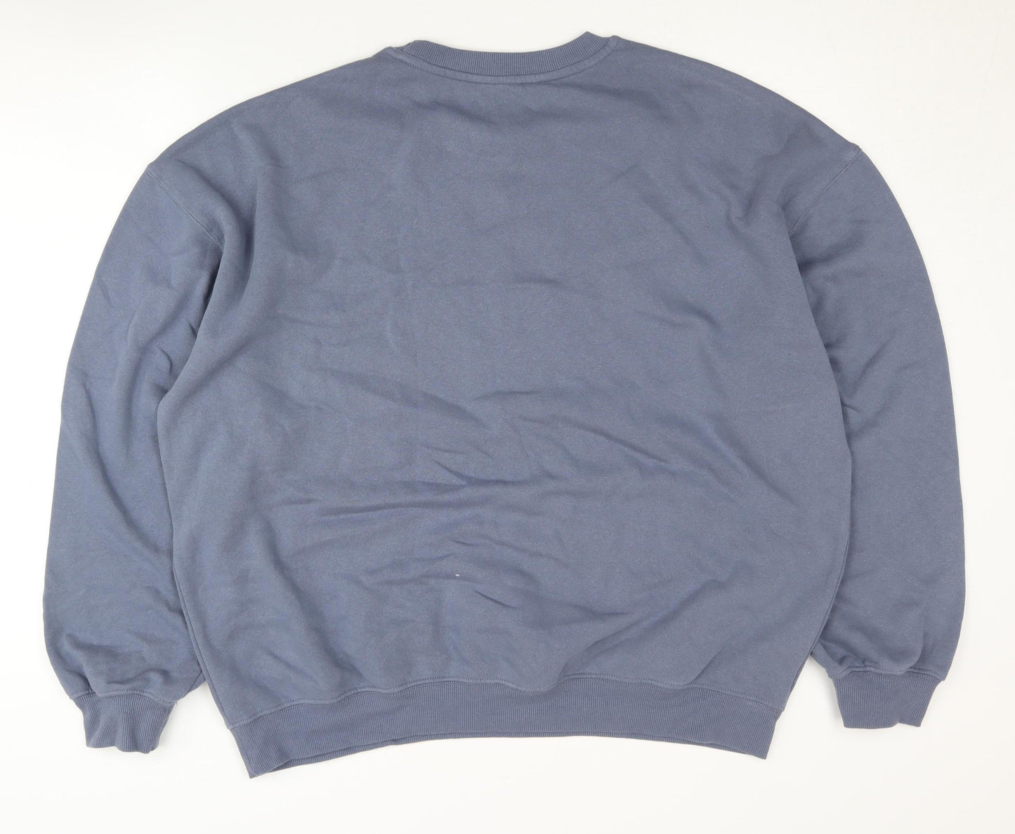 Goodie Two Sleeves Unisex Blue L Sweatshirt with Graphic Print
