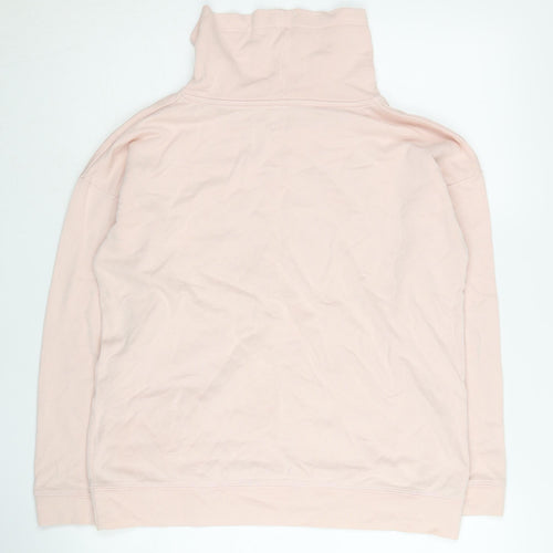 John Lewis Women's Pink High Neck Sweatshirt Size 10