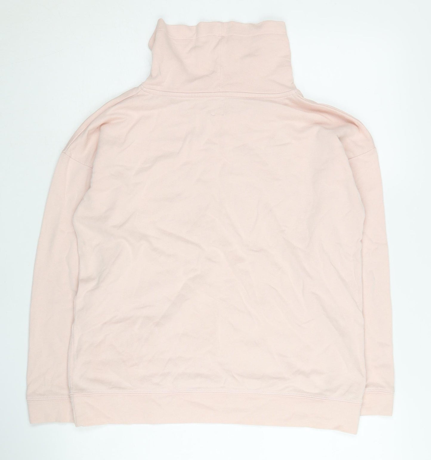 John Lewis Women's Pink High Neck Sweatshirt Size 10