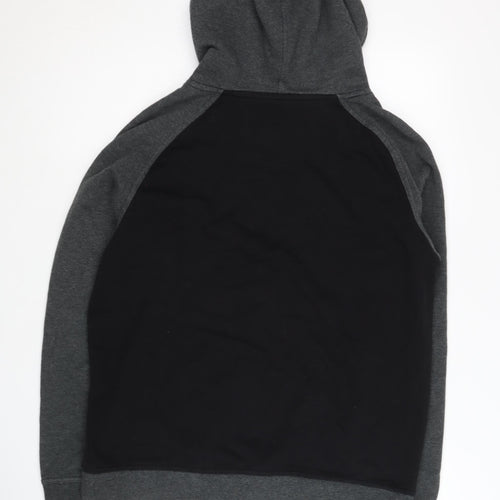 EMP Men's Black Grey Pullover Hoodie, Size M