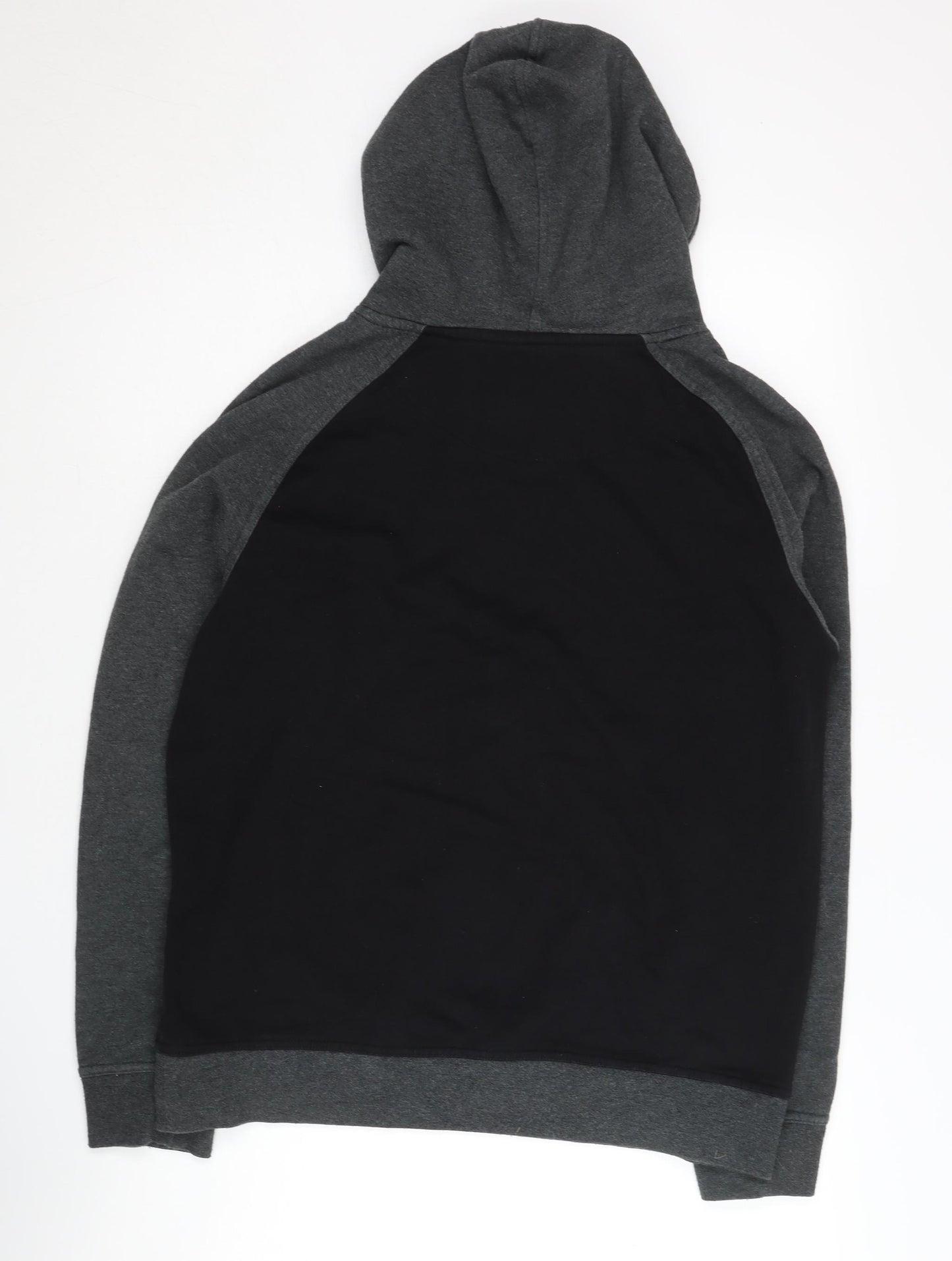 EMP Men's Black Grey Pullover Hoodie, Size M