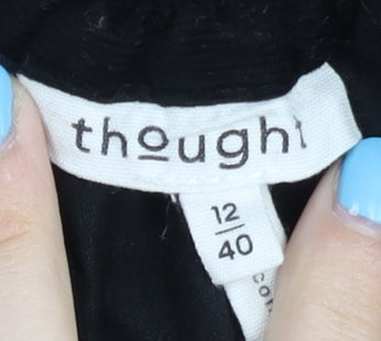 Thought Black Women’s Elastic Waist Skirt Size 12