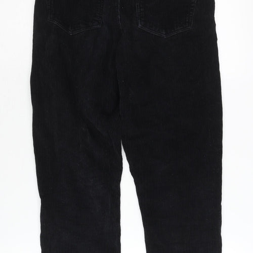Topshop Women's Black Corduroy Trousers