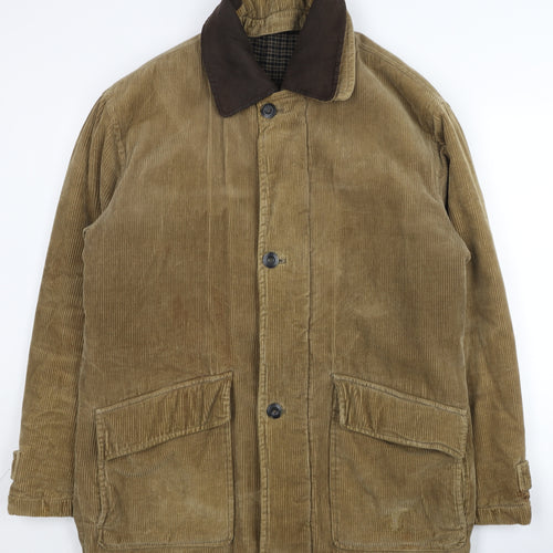 St Bernard Men's Brown Corduroy Jacket, Size S
