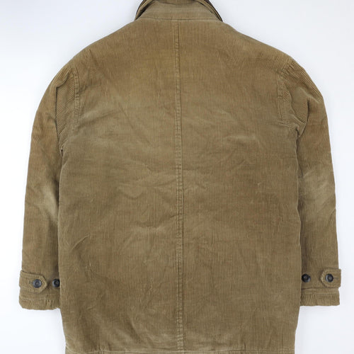 St Bernard Men's Brown Corduroy Jacket, Size S