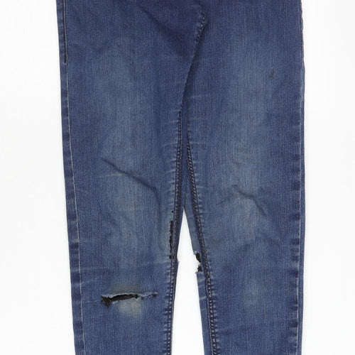 Topshop Women's Blue Skinny Jeans Size 8