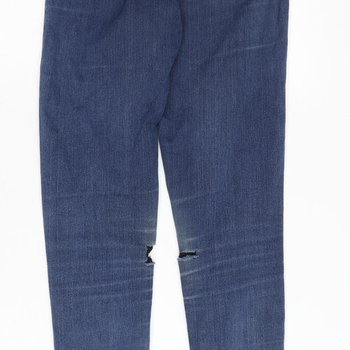 Topshop Women's Blue Skinny Jeans Size 8