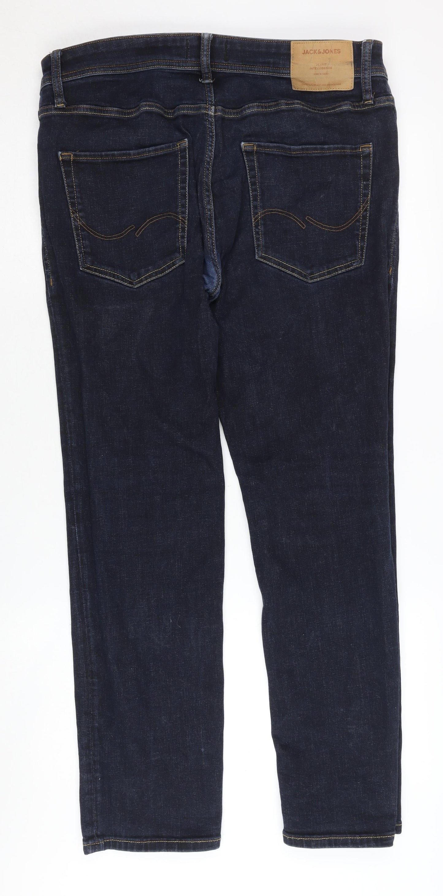 Jack & Jones Men's Blue Straight Denim Jeans 34