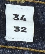 Jack & Jones Men's Blue Straight Denim Jeans 34