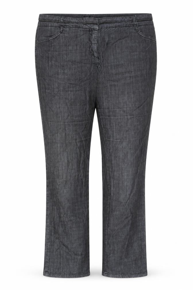 Front view of Marks & Spencer Women’s Grey Trousers, size UK 14