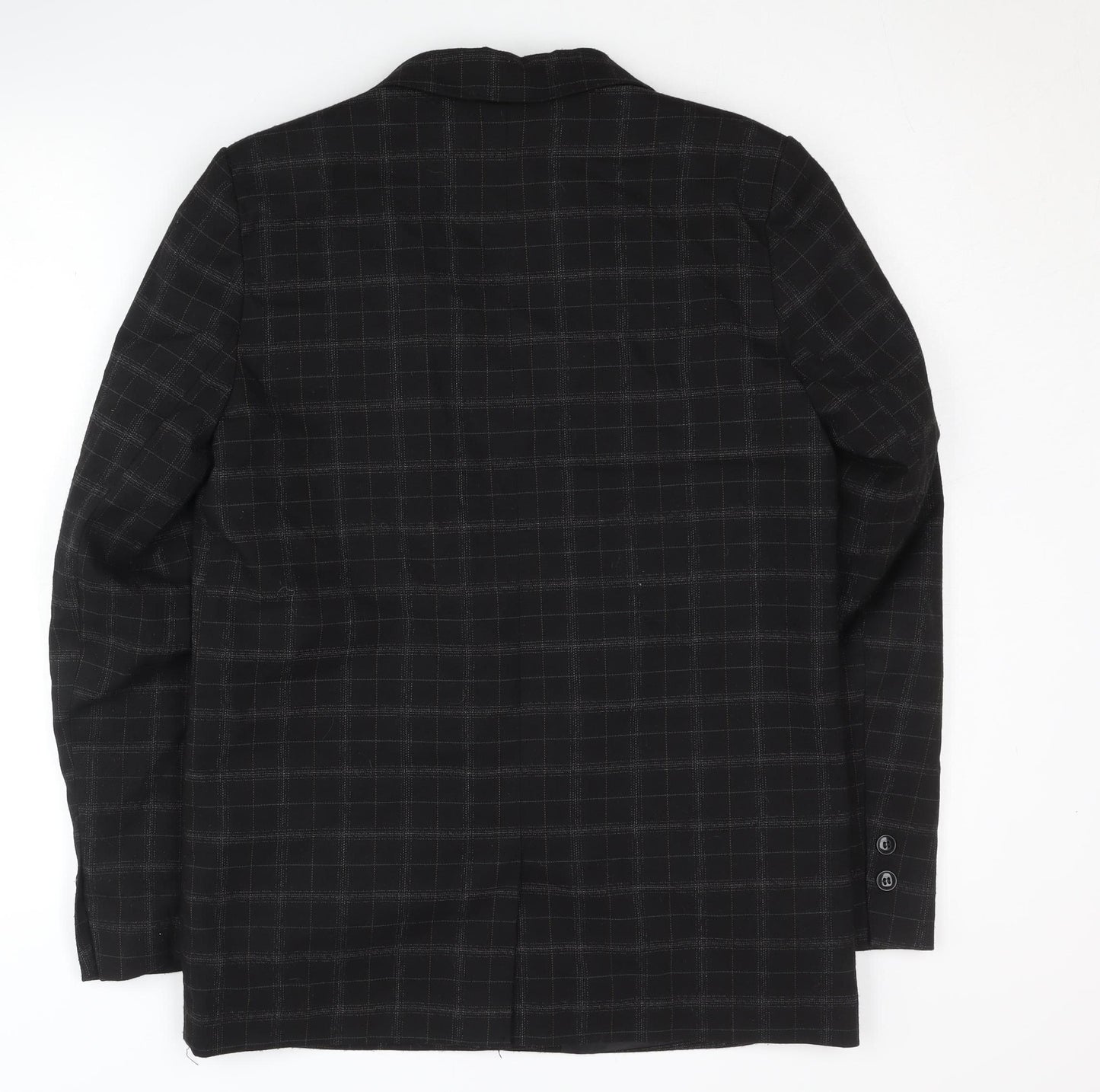 Pimkie Black Check Blazer Unisex M Formal Jacket