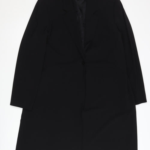 Per Una Women's Black Long Suit Jacket Size 18