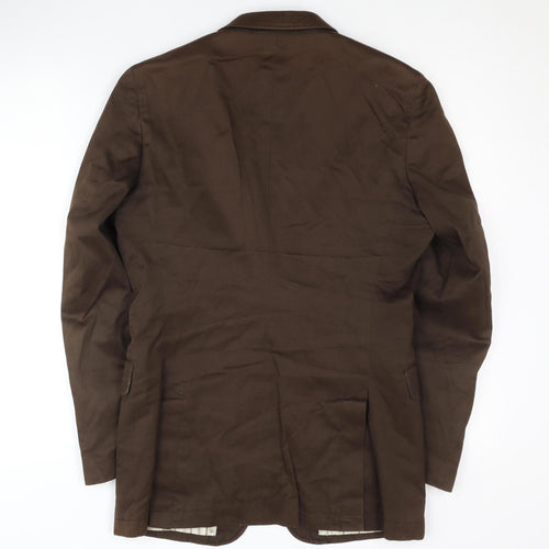 Topman Men's Brown Blazer Jacket Size 36