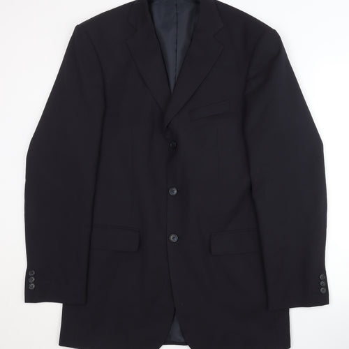 Marks and Spencer Men's Black 38 Long Blazer Jacket
