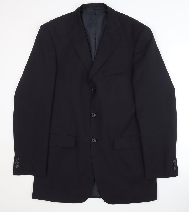 Marks and Spencer Men's Black 38 Long Blazer Jacket