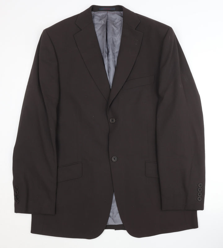 Ted Baker Men's Brown Wool Blazer, Size 40 R