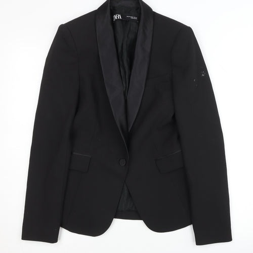 Zara Women's Black XS Tuxedo Suit Jacket