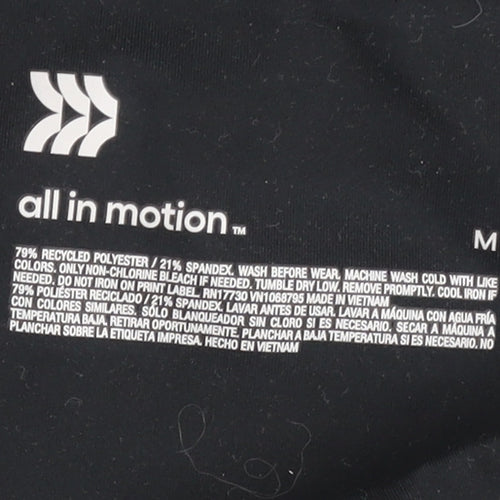 All In Motion Women's Black Athletic Shorts M