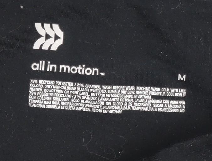 All In Motion Women's Black Athletic Shorts M