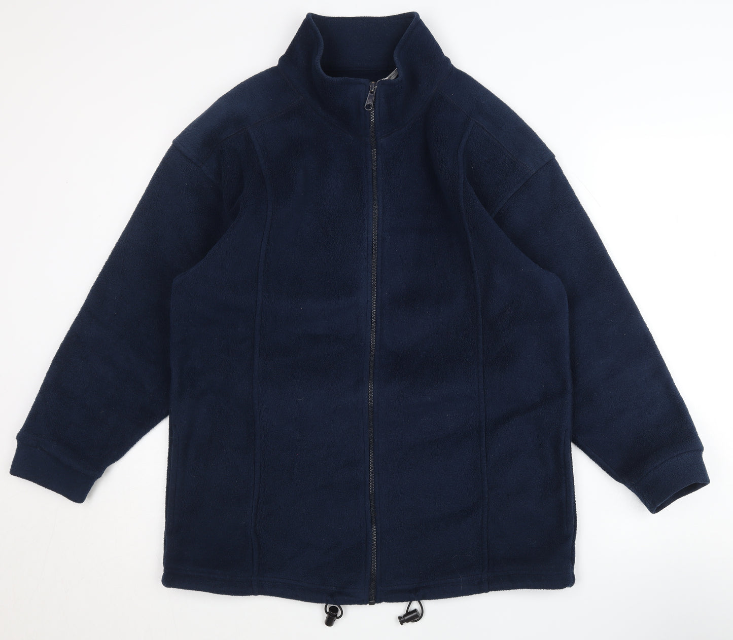St Bernard Women's Blue Fleece Jacket Size 12