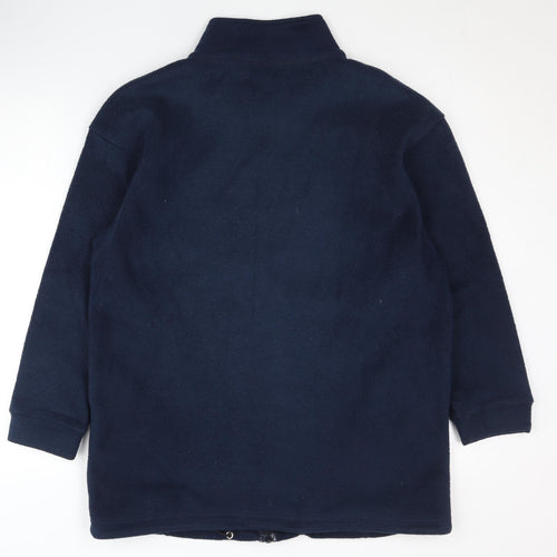 St Bernard Women's Blue Fleece Jacket Size 12