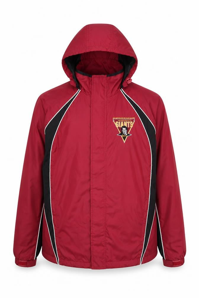 Front view of Huddersfield Giants Men's Red S Windbreaker Jacket