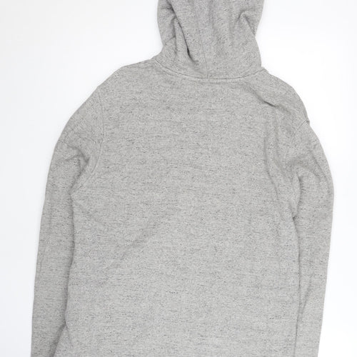 Topman Men's Grey Pullover Hoodie M Classic Fit
